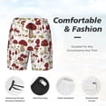 thumbnail image 3 of Fotbe Mushroom Traje de Baño para Hombre – Shorts de Natación de Secado Rápido con Forro y Bolsillos-Medium, 3 of 6
