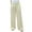 Beige, variant on Women Wide Leg Elastic Waist Casual Pants Women Solid Rayon Pants Wide Leg Elastic Waist with Pockets Loungewear Pants