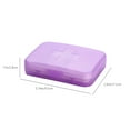 thumbnail image 3 of WZXPWT MoistureProof Mini Weekly Organizer Box, Portable Travel Pill Case with Removable Individual Compartments, 6-Grid Storage for Small Items & Accessories, 3 of 8
