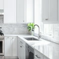 thumbnail image 4 of Wowow Pull Down Kitchen Faucet High Arc Single Handle Kitchen Sink Faucet in Polished Chrome, 4 of 5