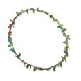 thumbnail image 1 of simhoa Couronne de Cheveux Bandeau Forme Ronde Guirlande de Fleurs de Mariage Forêt Fraîche et Multi, 1 of 7