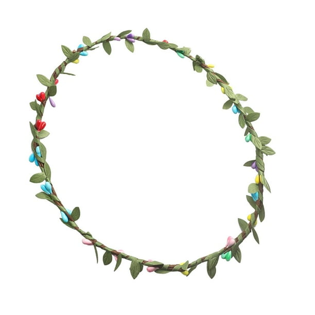 Girls Boho Floral Flower Festival Wedding Frente Cabello Banda Para La Cabeza Multi