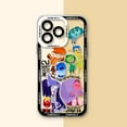 thumbnail image 3 of Funda transparente para iPhone, carcasa bonita de Disney para modelos 16, 15, 14, 13, 12, 11 Mini Pro Max, X, XR, XSMax, 7, 8 Plus, SE20, novedad, 3 of 5