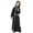 Black, variant on Arabic Long Sleeve Kaftan Robe National Teenage Long Sleeve Embroidered Robe Set Arab Children's Wear Robe Girls down Winter Jacket 5 Coat Coat Girl Size 12 Snow Jacket Winter Coats for Tween