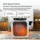 thumbnail image 3 of Mini Fan Heater, Heater Socket, Socket 800 Watt,Remote Control US Plug, 3 of 4