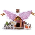 thumbnail image 2 of Christmas DIY Puzzle House Creative DIY Model Building Kits Christmas 3D Puzzles 22pcs Violet, 2 of 9