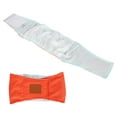 thumbnail image 3 of Envoltura para el vientre del perro Bling Bling pantalones fisiológicos reutilizables naranja L, 3 of 12