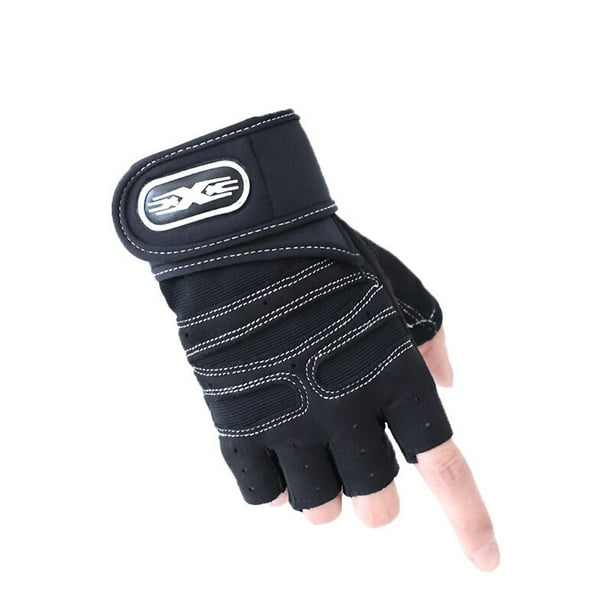 Guantes de gimnasio para hombre y mujer, manoplas de Fitness para levantamiento de pesas, entrenamiento de culturismo, ejercicio deportivo, ciclismo, deporte, M/L/XL Fivean Guantes deportivos