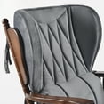 thumbnail image 2 of Comfort Deluxe Glider Chair and Ottoman Set Grey, 2 of 8