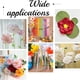 thumbnail image 5 of Kit de 58 flores de papel crepé para hacer tú mismo, 6 rollos de hojas de papel crepé de 98 x 10 pulgadas, 50 tallos florales de hierro, 2 rollos de cinta adhesiva para envolver regalos., 5 of 9