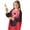 Red, variant on Waterproof Kids Craft Smock Apron, Long Sleeve with Front Pocket, Stain‑Proof Painting Work Coat for Boys Girls
