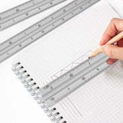 OTVIAP Triangular Scale Ruler Aluminum Alloy Multifunctional Engineer Measuring Ruler