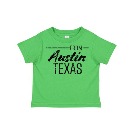 

Inktastic From Austin Texas in Black Distressed Text Gift Toddler Boy or Toddler Girl T-Shirt