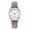 Khaki, variant on Women's Analog Quartz Watch, 30mm Round Dial with Black Faux Leather Strap, Casual Minimalist Wristwatch for Ladies
