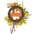 thumbnail image 4 of 26 in. Harvest Country Car and Sunflowers Wreath, 4 of 4