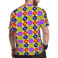 thumbnail image 4 of Disco Pop Art Gym T Shirt Summer Colorful Print Streetwear T-Shirts Harajuku Tee Shirt For, 4 of 5