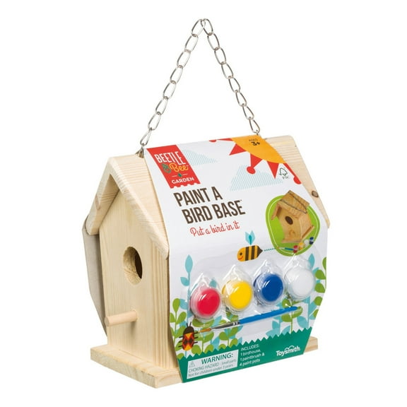 Toysmith Paint a Bird Base (House) Craft Kit