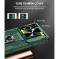 thumbnail image 4 of Funda Caka para Samsung Galaxy S25 Ultra con clip para cinturón, color verde oscuro, 4 of 8