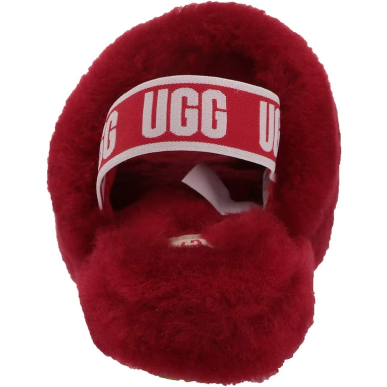 Ugg fluff yeah discount slide ribbon red