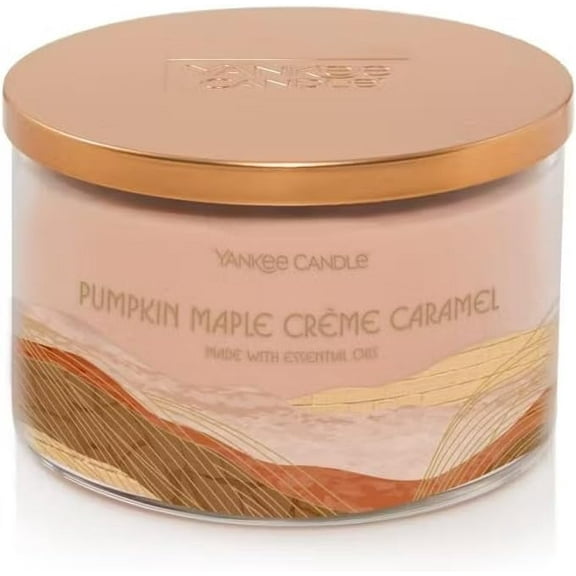 Yankee Candle Pumpkin Maple Creme Caramel Large 3-Wick Candle