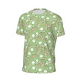 thumbnail image 6 of Wukai Cute Frog2 Print Men's Short-Sleeved Mesh T-Shirt,Quick-Dry Short Sleeve Workout T-Shirt-Small, 6 of 8