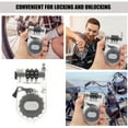 thumbnail image 6 of Worgeous Bike Lock Steel Wire Black For Bike Lovers Sport Events 2Pcs, 6 of 8
