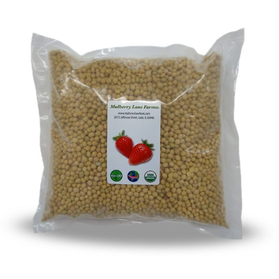 Soybeans 10 lbs (Ten Pounds) 100% USDA Certified Organic, Non-GMO, Bulk by Mulberry Lane Farms