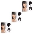 thumbnail image 3 of kurtrusly Ajoute du Glamour à Hairdo Extensions une Pièce Douces et Confortables Frange Douce 3Set, 3 of 6