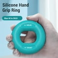 thumbnail image 3 of Anillo De Agarre De Mano, Anillo Fortalecedor De Agarre Ejercitador De Antebrazo De Silicona Entrenador De Fuerza De Mano Anillo Exprimidor Para Ejercicio De Dedos Entrenamiento, 3 of 7