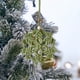 thumbnail image 4 of Adornos navideños, adornos navideños, regalos navideños, colgante pequeño tejido a mano de Navidad, copo de nieve, estrella de cinco puntas, decoración para colgar en la pared, regalos navideños, un c, 4 of 5