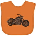thumbnail image 3 of Inktastic Distressed Motorcycle Boys or Girls Baby Bib, 3 of 4
