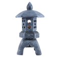 thumbnail image 2 of Chinese Garden Lights Lamp Ornaments Miniature Pagoda Lantern Statue for Porch Baoblaze Luz de estatua al aire libre, 2 of 8