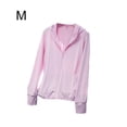thumbnail image 4 of Minnieouse Abrigo Ropa de protección solar Sudadera con capucha Chaqueta de protección solar Color sólido Resistente a los rayos Prendas para la parte del cuerpo Rosa METRO, 4 of 6