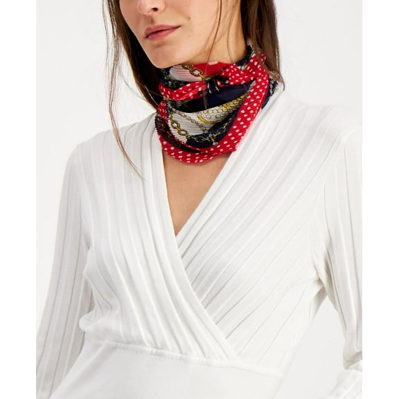 INC International Concepts Inc Nautical Party Pleated Bandana Scarf, Multi