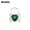 Malachite, variant on Crystal Lock Schoolbag Shape Pendant Chakra Stone Heart Quartz Ornaments Healing