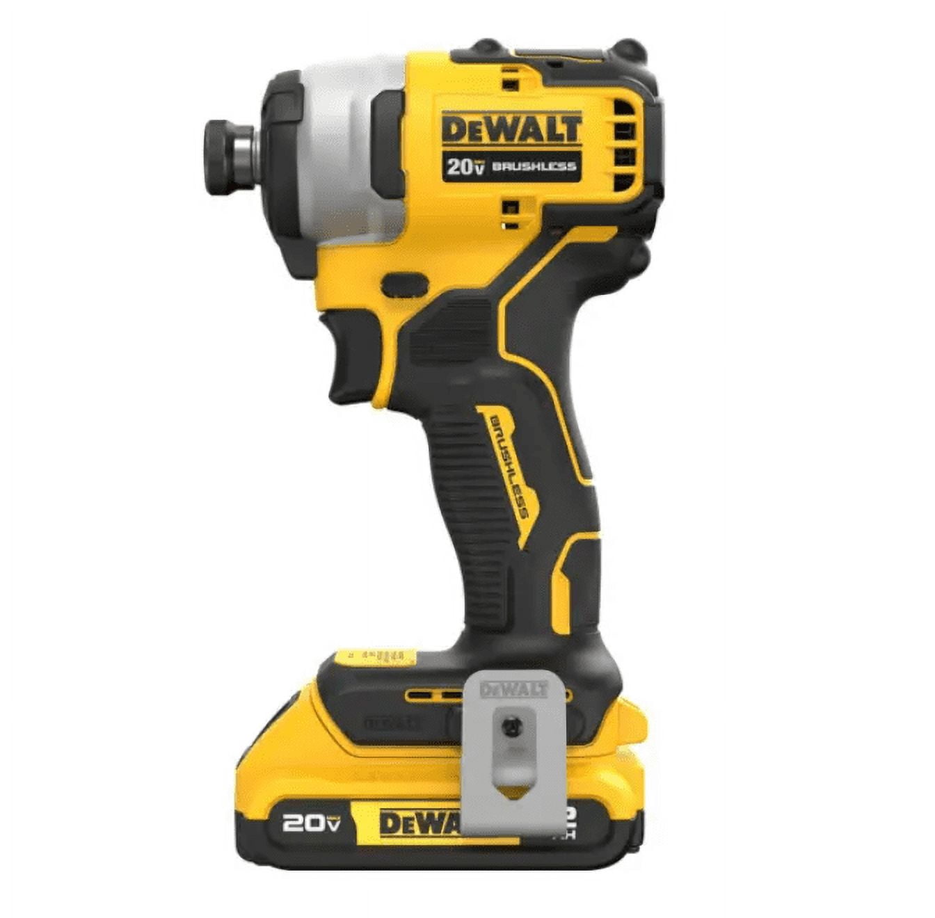 DEWALT ATOMIC 20V MAX* Brushless Cordless Compact 1/4 in. Impact Driver Kit