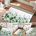 thumbnail image 5 of Green Blooms Floral Entryway Rug 2'x3'&nbsp; Non Slip Front Door Mats, Farmhouse Spring Flowers Botanical Entrance Rugs Indoor Outdoor Carpet, Washable Floor Mats Small Area Rug for Bedroom Kitchen, 5 of 8