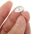 thumbnail image 3 of 100Pcs Clear Push Pins Whiteboard Tacks Bulletin Board Thumbtacks Map Pins, 3 of 9