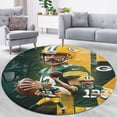 thumbnail image 1 of Aaron Rodgers Round Floor Mat– Cozy, Durable, Decor-Ready.80x80cm,31.5" × 31.5", 1 of 7