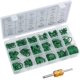 thumbnail image 1 of Abastado 270PCS Kit de juntas tóricas 18 rejillas aire acondicionado reemplazo hidráulico anillo de sellado puerta, ventana, electrodoméstico, cojinete, bomba, accesorios de riego verde tienen un, 1 of 8