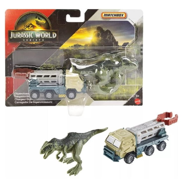 Vehículo de juguete Hot Wheels Jurassic World Giganotosaurus Loader