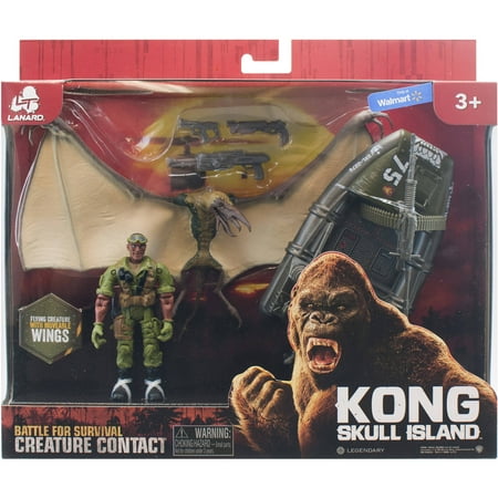 Kong Skull Island Battle For Survival Creature Contact Pterodactyl with Boat And