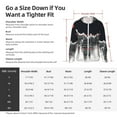 thumbnail image 5 of Lsque Abstract Red Sun Design UPF 50+ Lightweight Sun Protection Men's Women's Long Sleeve Shirt, Hoodie Performance -3X-Large, 5 of 9