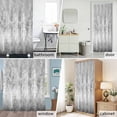 thumbnail image 6 of Gray Tree Plant Fabric Shower Curtain Forest Oil Painting Washable Shower Curtains for Bathroom, Waterproof Bath Curtain with Hooks Home Decor 72x72in, 6 of 8