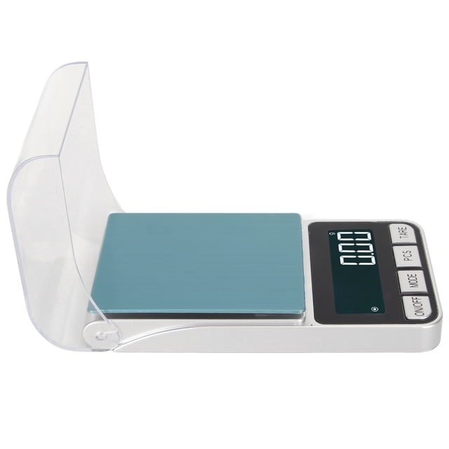Báscula electrónica para alimentos, báscula digital para joyas, báscula de bolsillo de 200 g y 0,01 g, báscula para joyas con ultra alta sensibilidad