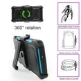 thumbnail image 5 of SOATUTO for Samsung A32 5G Case Full-Body Protective Built-in Screen Protector Kicksand Belt Clip Heavy Duty Dustproof Shockproof Anti-Scratch Armor Cover Samsung Galaxy A32 5G 4G - Blue, 5 of 7