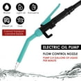 thumbnail image 4 of Yazoeia Electric Power Battery Pump, Automatic Fuel Transfer Pump Portable Liquid Transfer Pump Quick Flow Control & Stop 2.4 Gallons per Min Efficient Siphon Pump for Gasoline Diesel CJC912-132966, 4 of 7