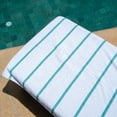 thumbnail image 6 of Arkwright Las Rayas Chaise Lounge Cover - 100% Cotton Terry Pool Towel - 30 x 85 in. - (Bulk Case of 12) Green, 6 of 8