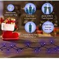 thumbnail image 3 of Luces navideñas Holiday Essence Blue LED Mini 60 5 mm, 3 of 6