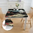 thumbnail image 2 of WYYP Full Moon Square Tablecloth with Elastic Edge 100% Polyester Fiber 36*36, 2 of 8